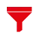 A red funnel icon.