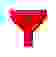 A red funnel icon.