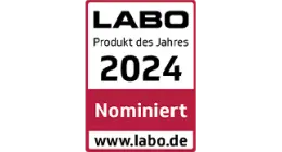 Label de nomination du produit Labo de l'ann&eacute;e 2024.