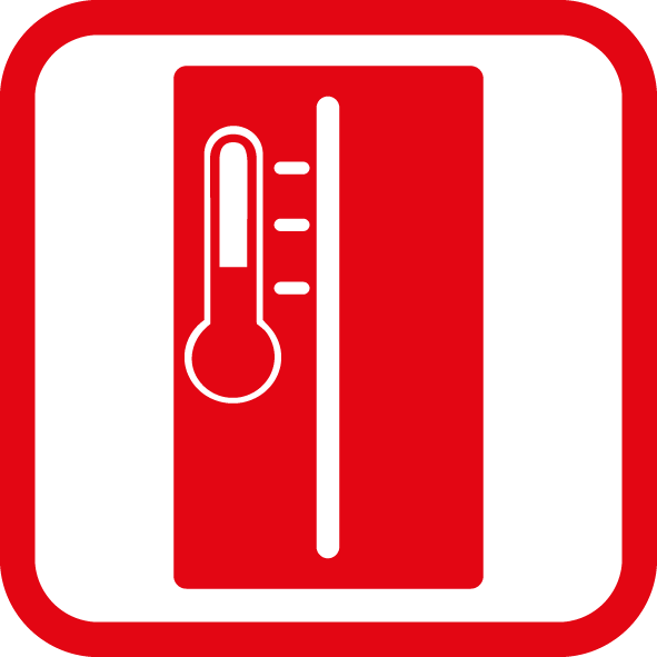 Temperature inside cabinet